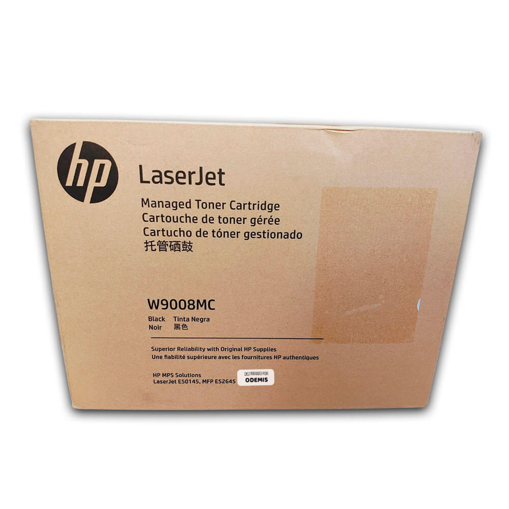 Toner HP W9008MC Negro E50145Dn, E52645Dn 23,000 pag, Original