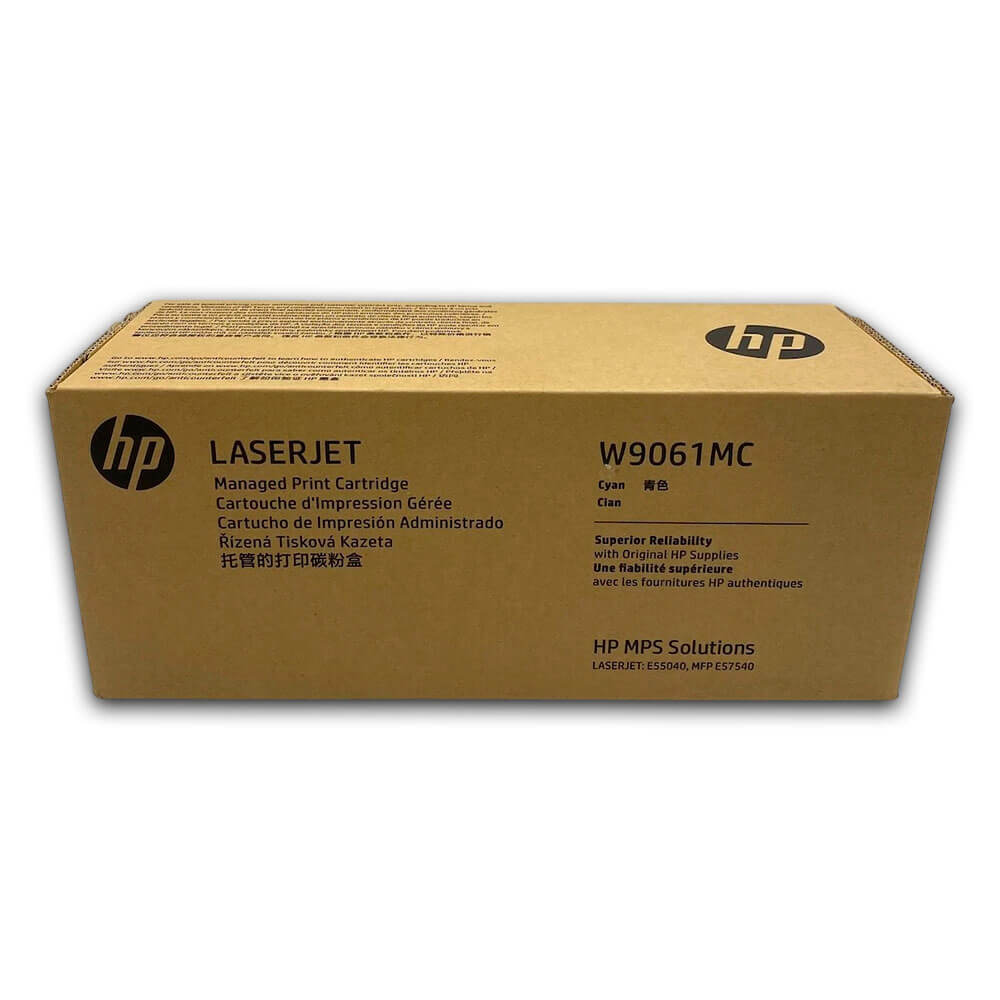 Toner Hp W9061MC Cian E55040, E57540,M553Xm 12,500 pag