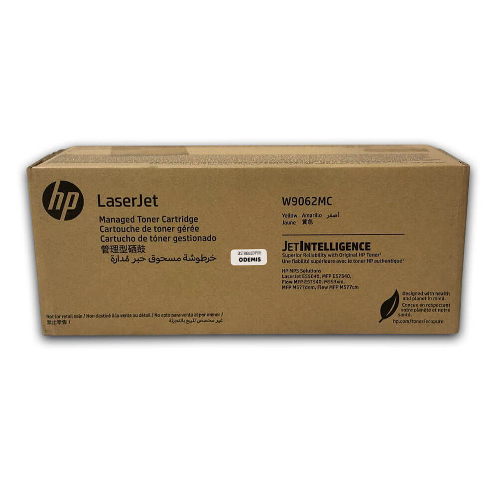 Toner Hp W9062MC Yellow E55040, E57540,M553Xm 12,500 pag
