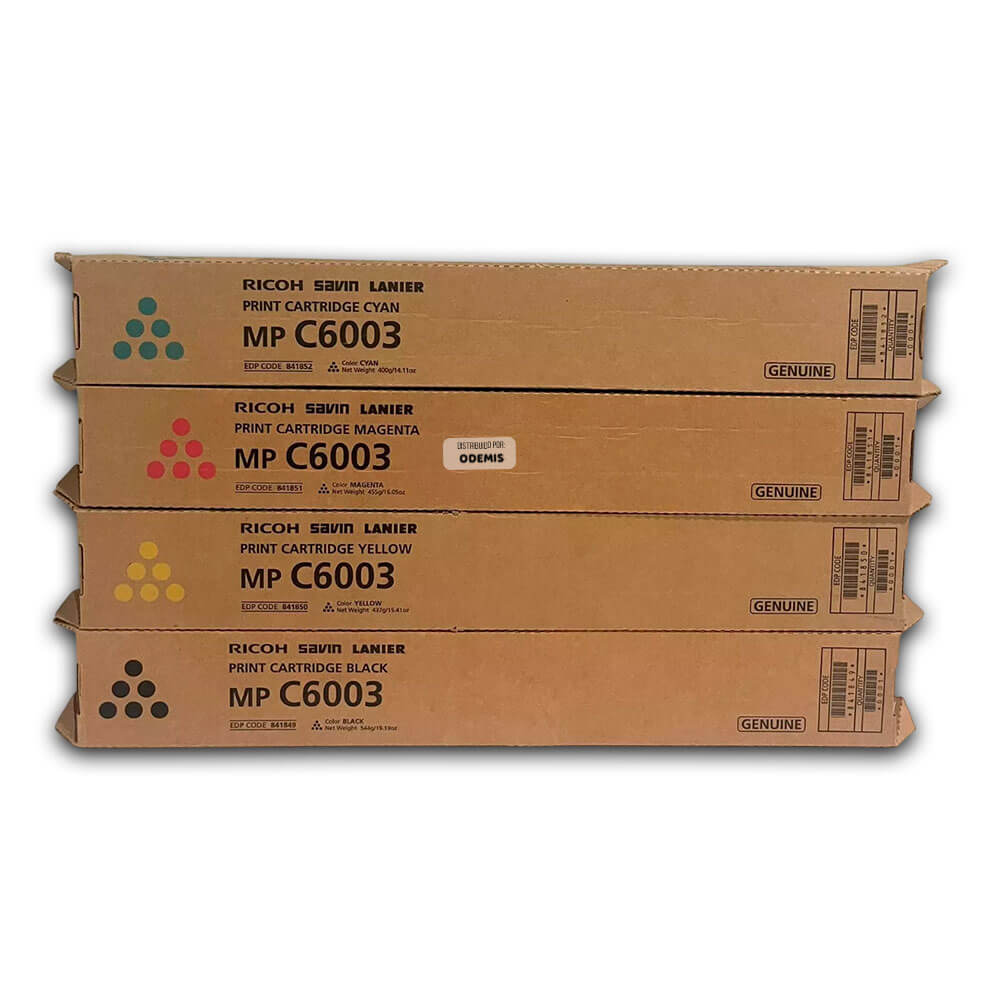 Toner Ricoh MP C6003, C4503, C4504, C5503, C6004 Pack Completo