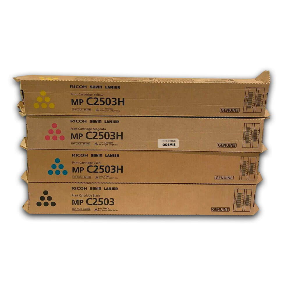 Toner Ricoh MP C2503, MP C2003, MP C2004, MP C2504 Pack Original