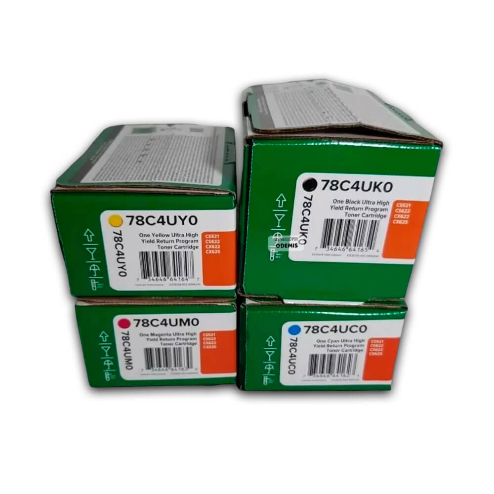 Toner Lexmark 78C4U CS521DN, CS622, CX625, CX522 Kit Original