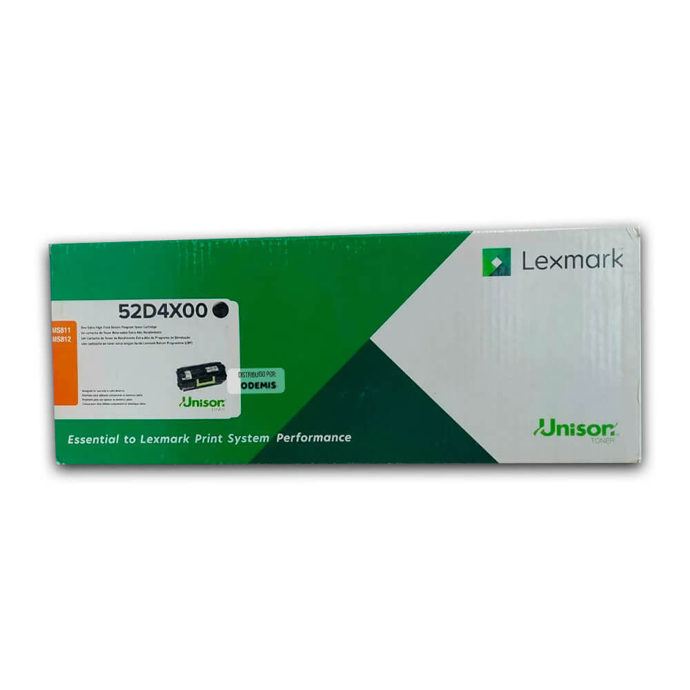 Toner Lexmark 52D4X00 Negro MS812dn, MS810dn 45,000 pag Original