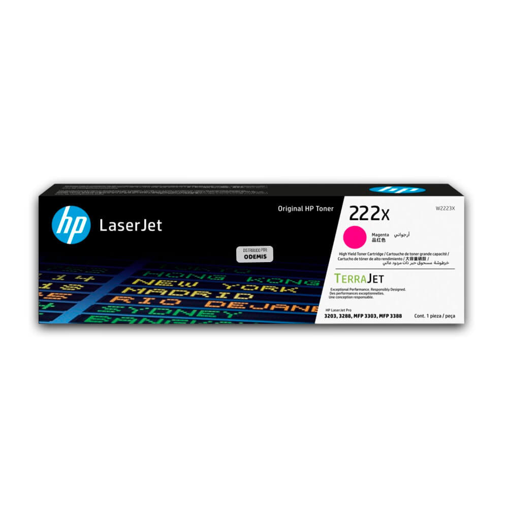 Toner Hp 222X W2223X Magenta 3201, 3303, 3388 2,500 pag Original