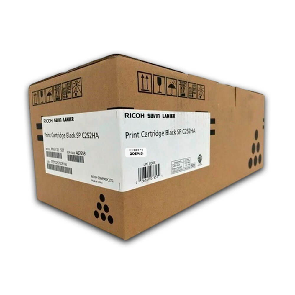 Toner Ricoh 407653 Negro SP C252DN, C262DN 6,000 pag Original