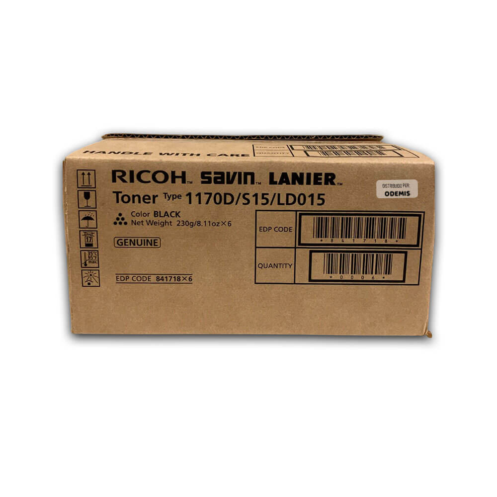 Toner Ricoh 841718 Negro 1170D, MP1201 7,000 pag Original