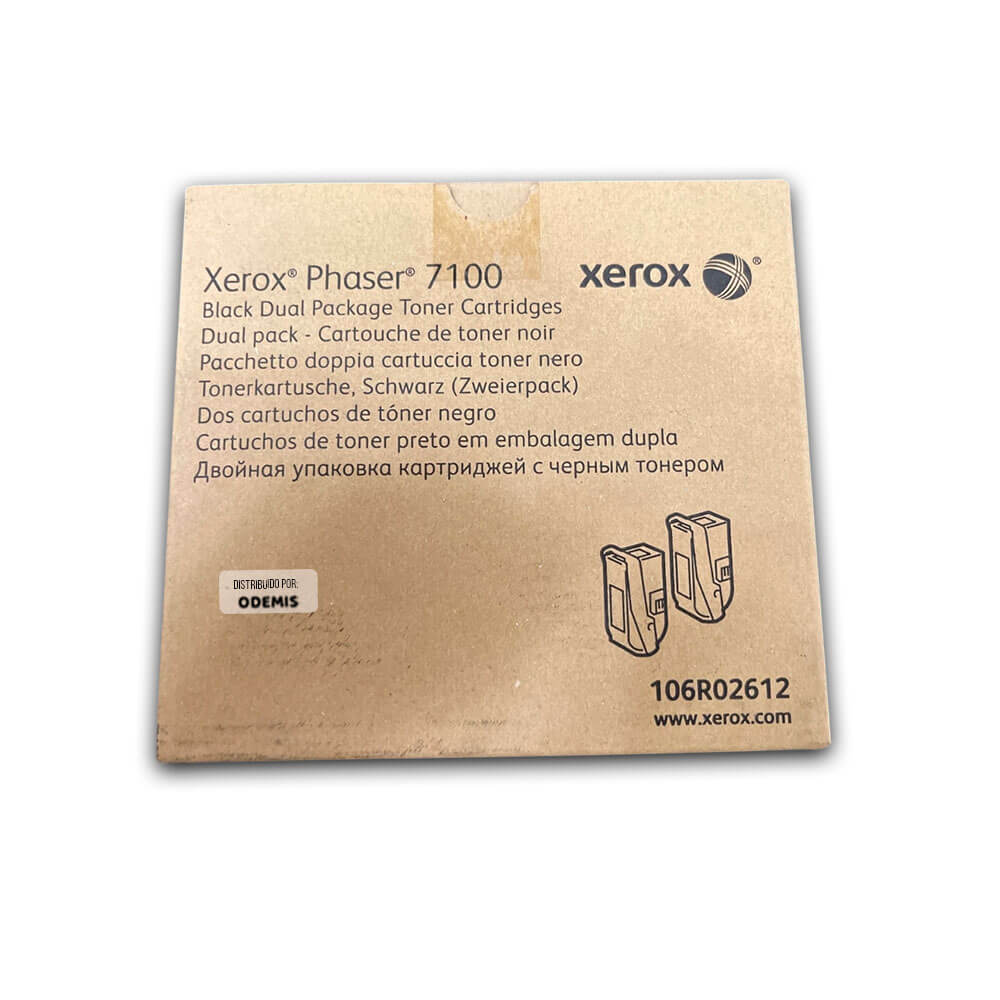 Toner Xerox 106R02612 Dual Negro PH 7100 10,000 pag
