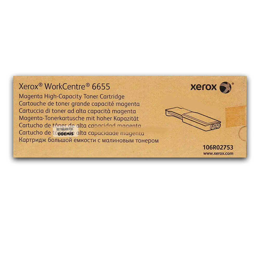 Toner Xerox 106R02753 Magenta Workcentre 6655 7,500 pág