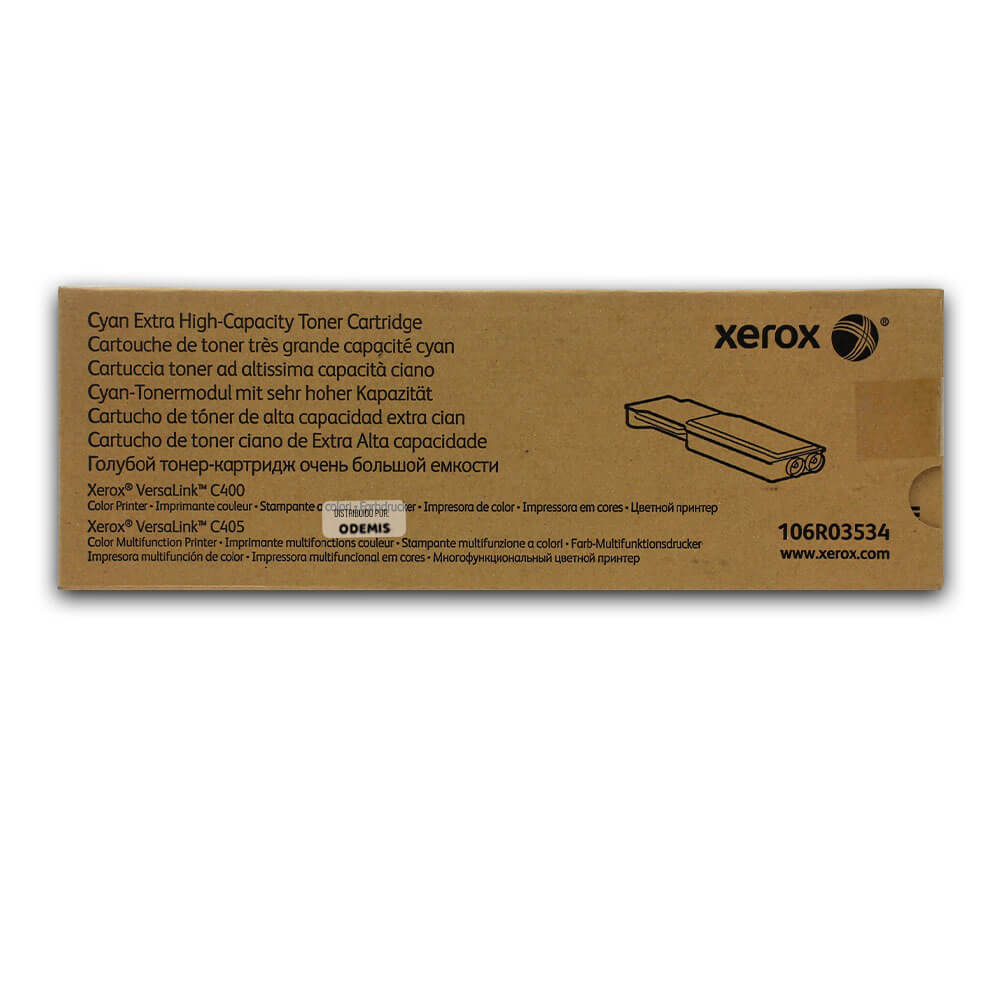 Toner Xerox 106R03534 Cyan Versalink C400, C405 8,800 pag